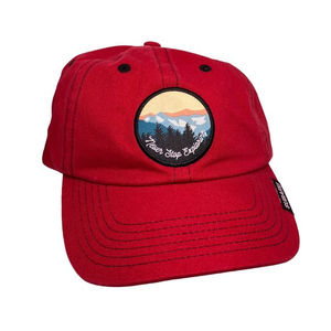 Subaru Unisex Adult Red Never Stop Exploring‎ Strapback Adjustable Baseball Hat